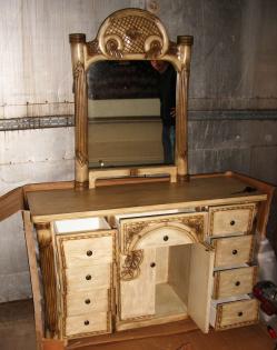 Exquisites helles 6-teiliges Schlafzimmer Stilmöbel